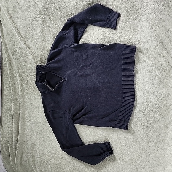 Goodthreads quarter zip Medium. Navy blue - Picture 1 of 4